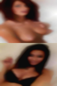 Rubbing/massaging nude girls a body.