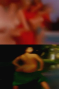 At nude woman a live concert.